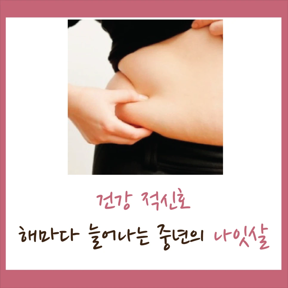 A health warning: middle-aged weight that increases every year.