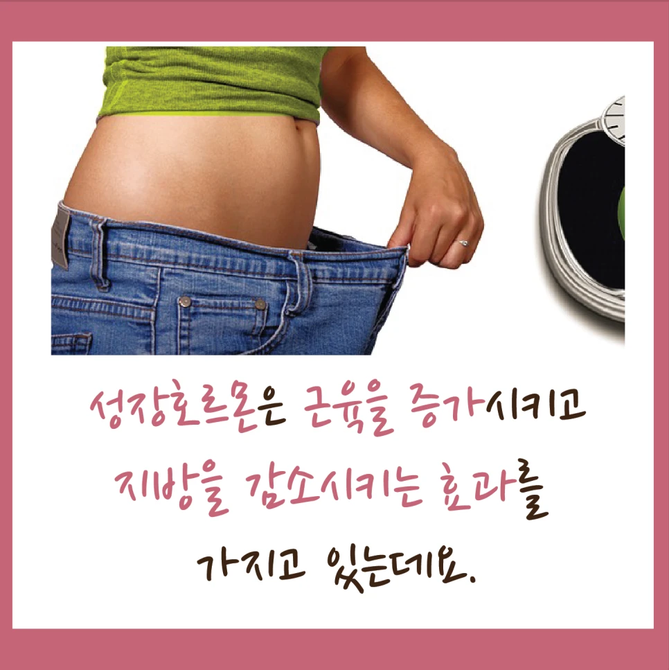 Growth hormone is described as increasing muscle and reducing fat.