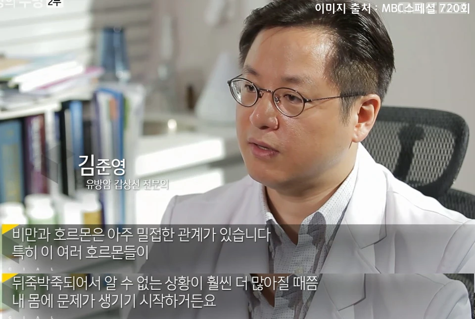 Television clinician quotation on hormones
